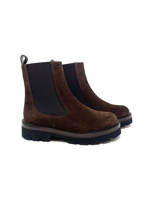 Beatles con elastico IL LACCIO | MK2884SUEDEMIDBROWN